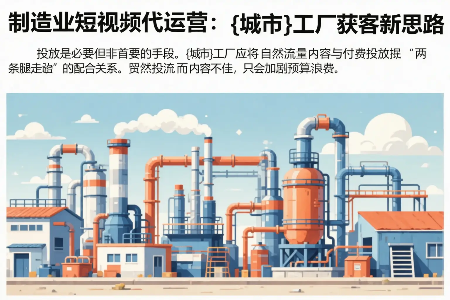 制造业短视频代运营:颍泉工厂获客新思路